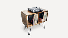 BUIO - Mid Century Modern Record Console on hairpin legs