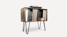 BUIO - Mid Century Modern Record Console on hairpin legs