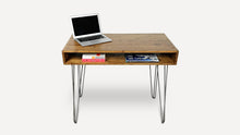 STOL - Scandi Study, Office Desk on Hairpin legs