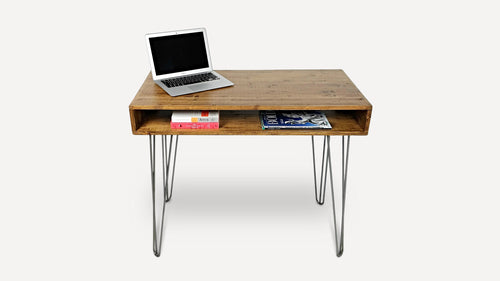 STOL - Scandi Study, Office Desk on Hairpin legs
